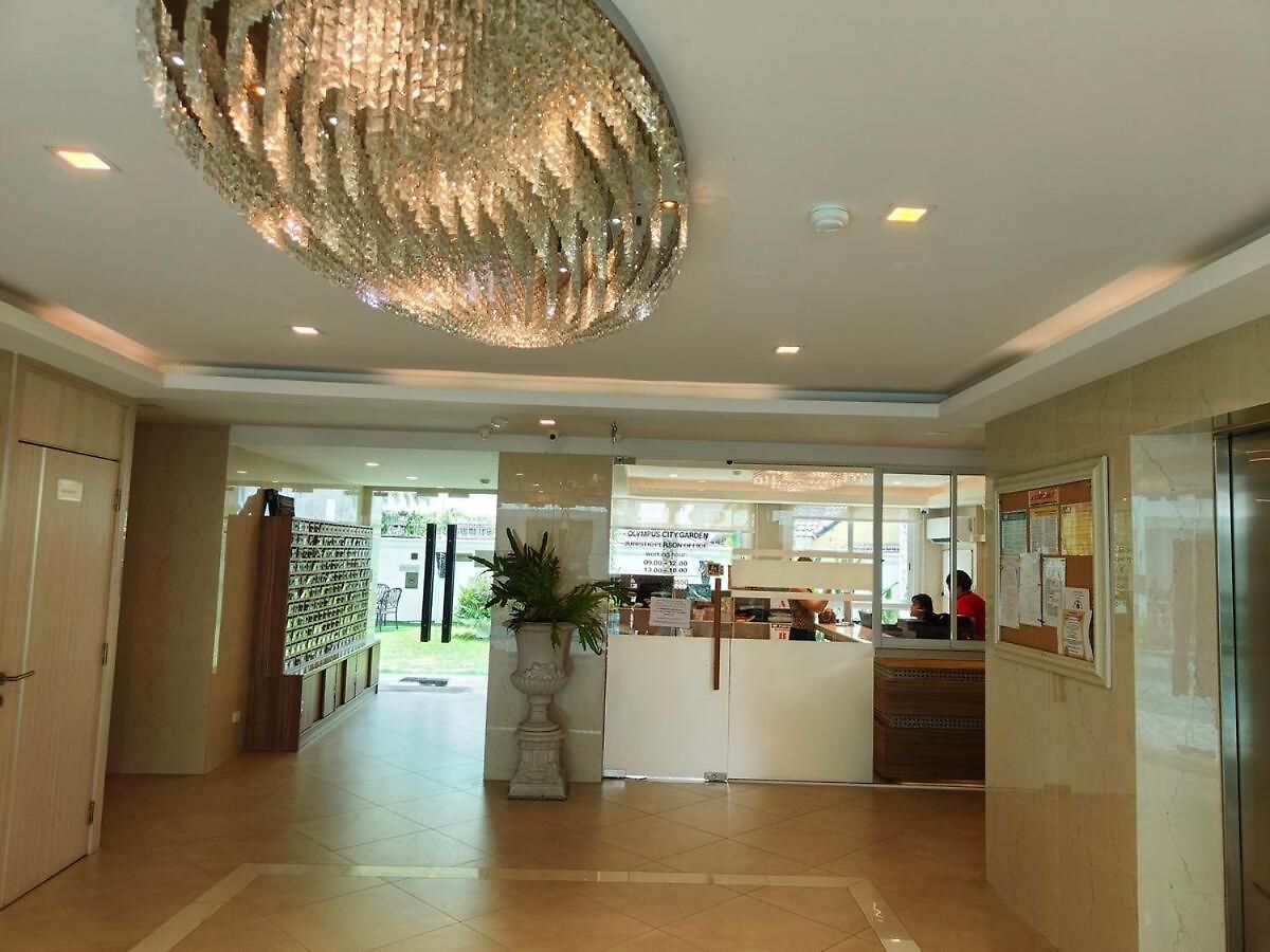Apartment 芭堤雅市中心 奥林巴斯城市花园 近步行街和海滩的水系公寓 泳池景观 可带榴莲和山竹 阳台可吸烟