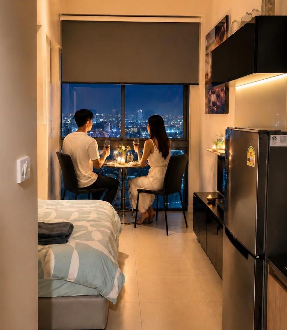 Apartment High Rise Luxury Near & Walking Street Pattaya
