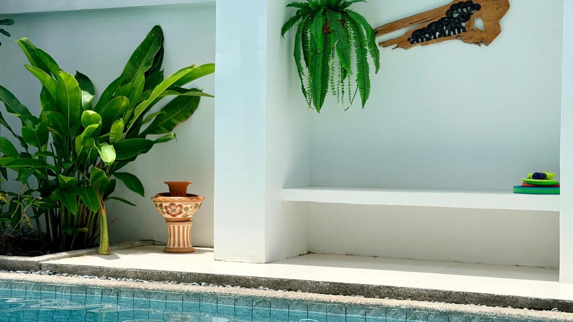 Oceanfront Serene,3br With Private Pool Villa,new Modern White Villa *