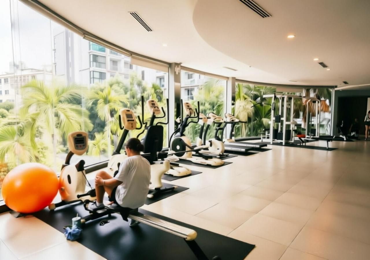 Apartment 泰式风格水系森林公寓dusit Grand Park