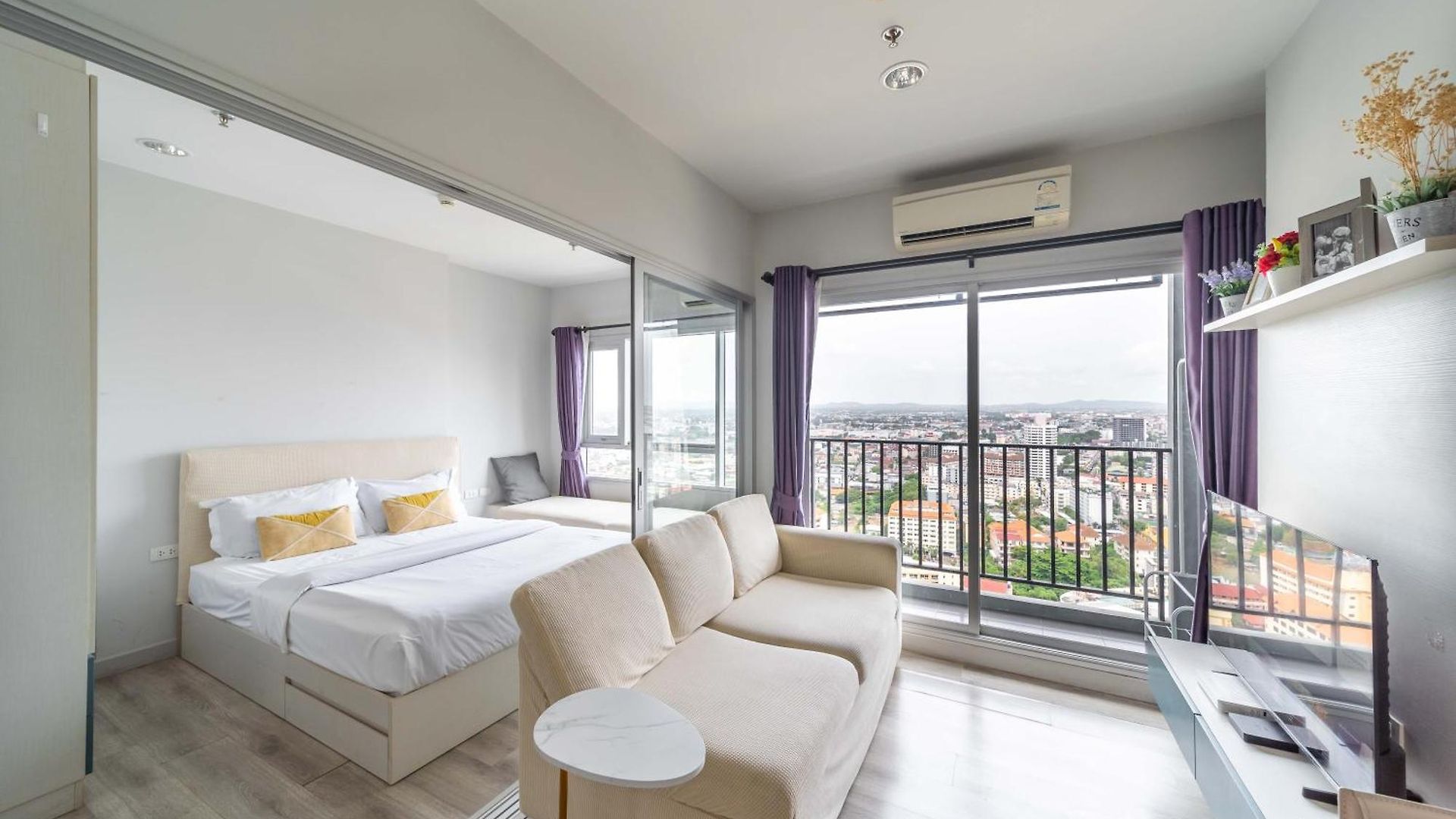 Muxa 市中心海景公寓 无边泳池近海滩 Apartment