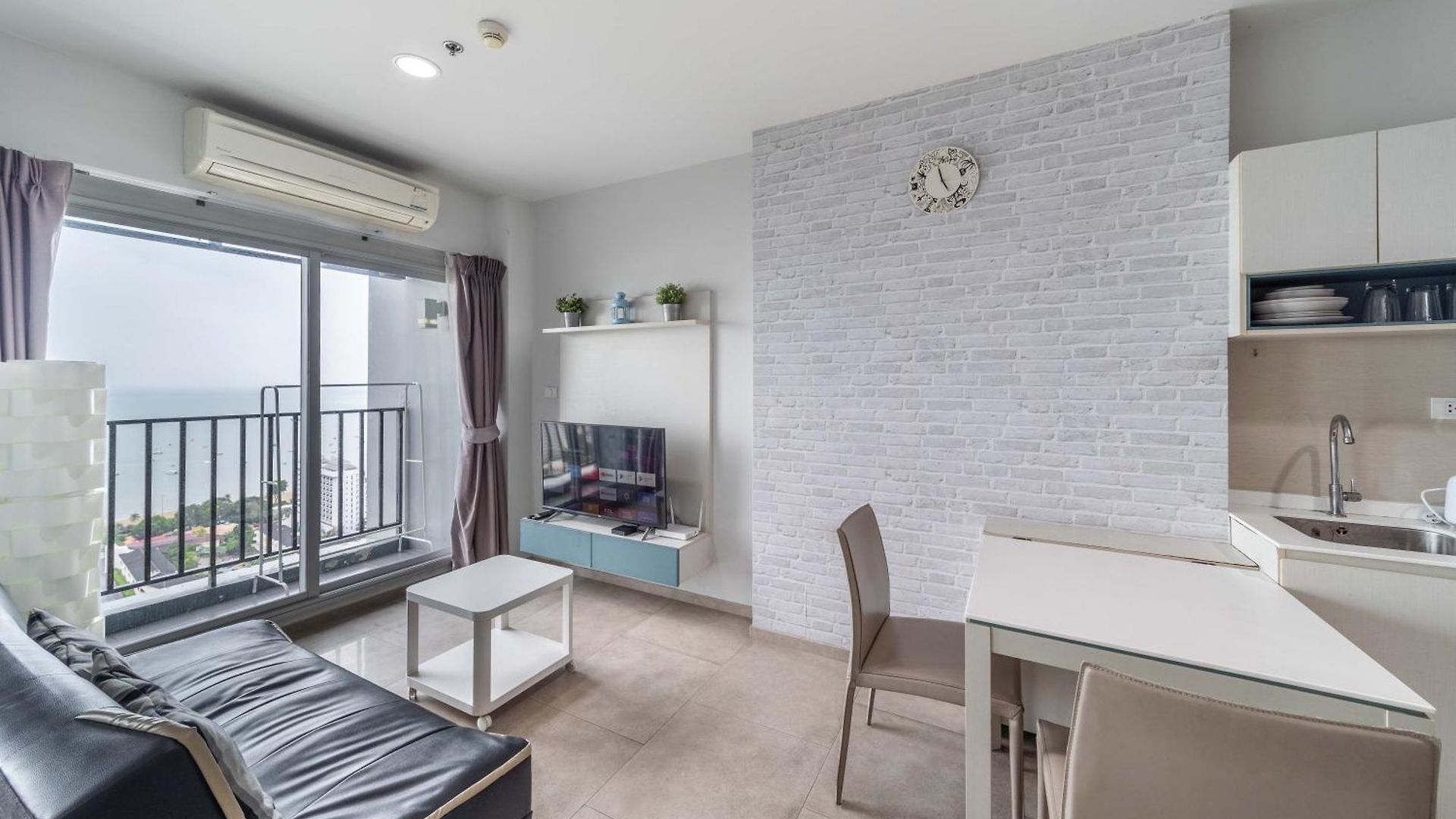 Apartment Muxa 市中心海景公寓 无边泳池近海滩