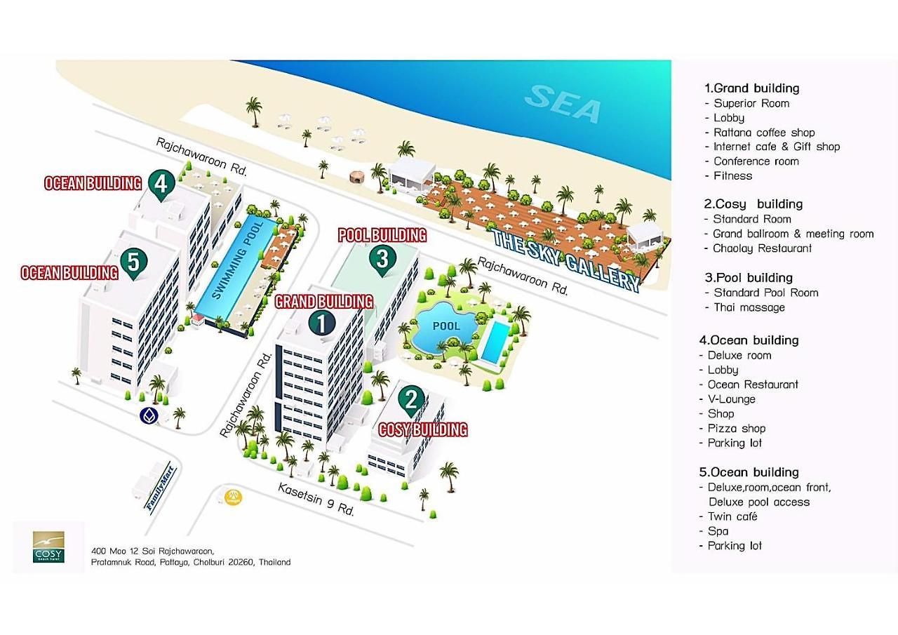 โรงแรม Cosy - Sha Extra 4*