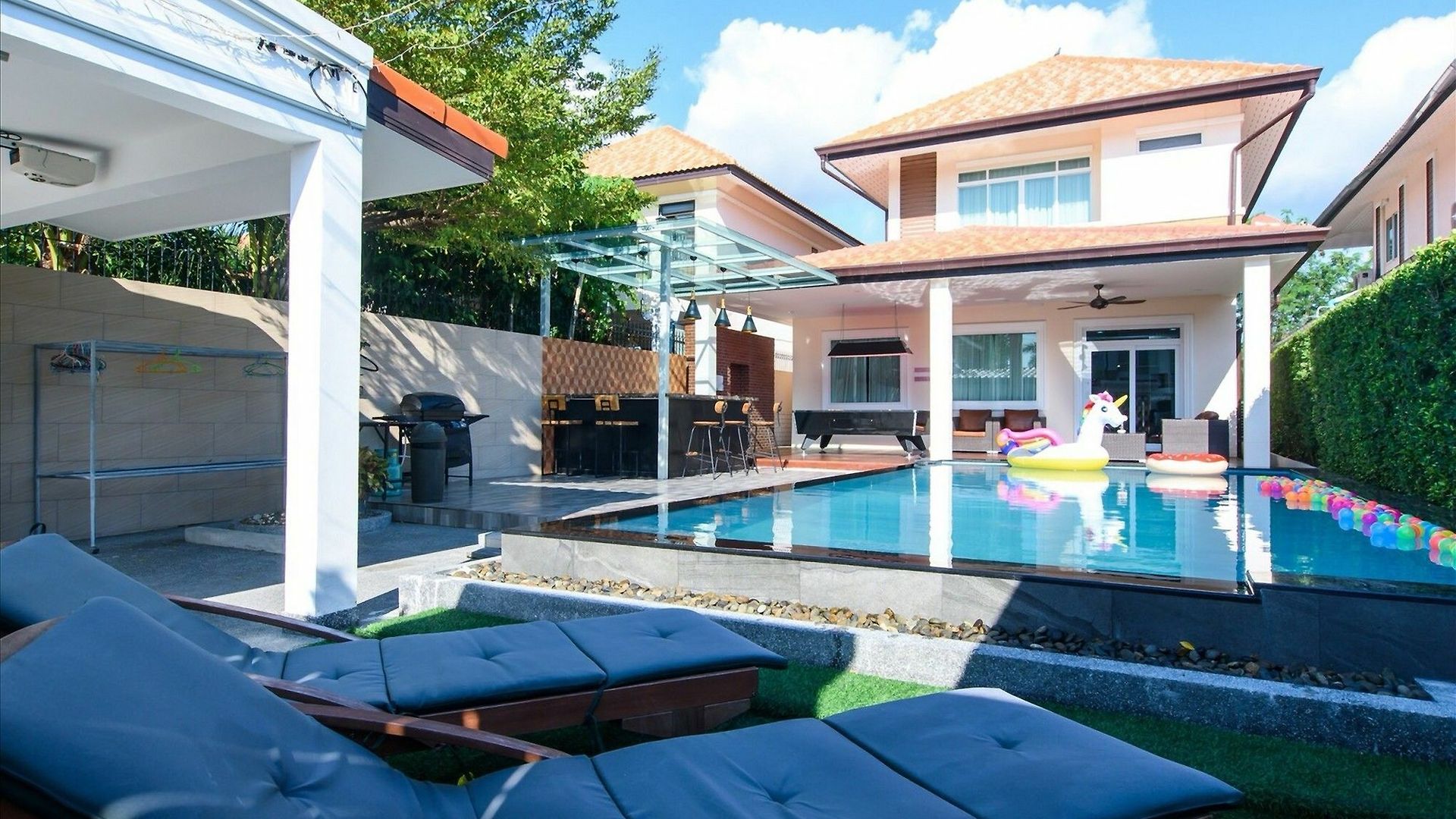 วิลล่า 4bd Pool With Jacuzzi - Exquisite Pool A