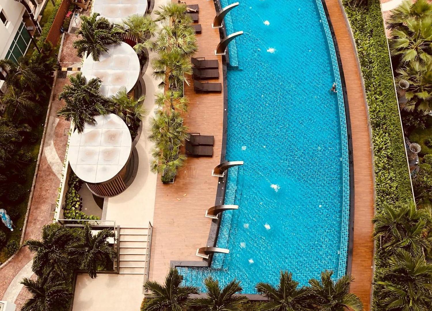 The Peak Towers - Luxury High Floor Ocean View - 2 Pools & Gym อพาร์ทเม้น *