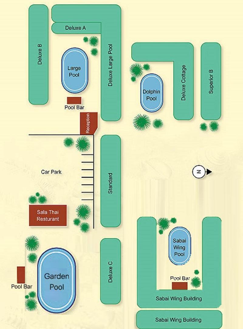 โรงแรม S Formally Sabai 3*