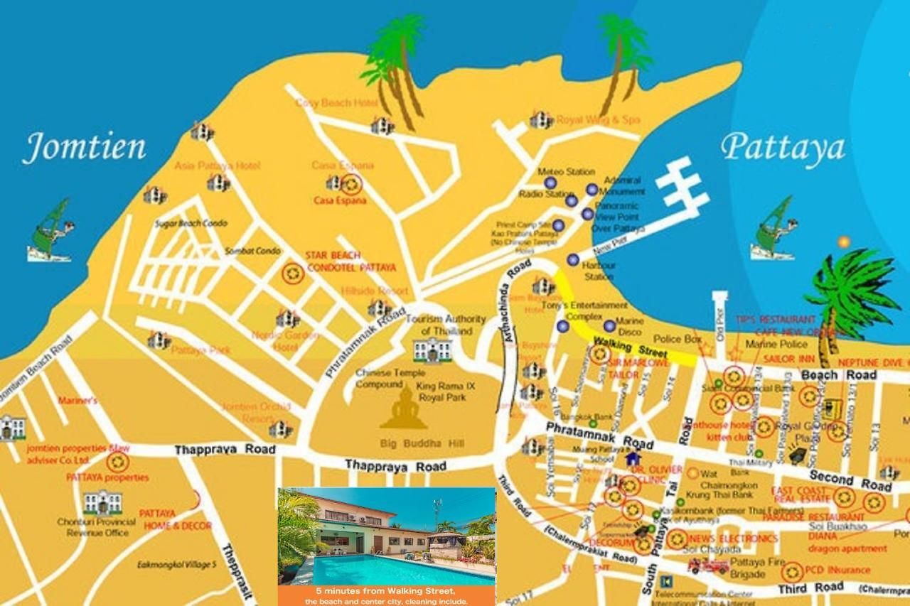 Viewbor - House Walking Street 4 Bedrooms วิลล่า Pattaya