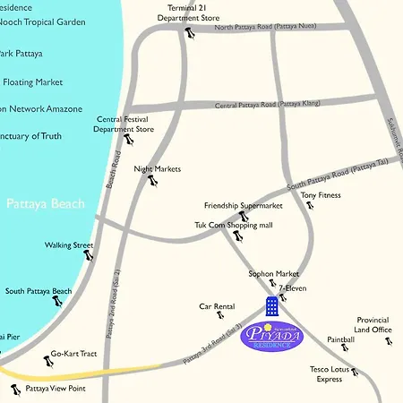 โรงแรม Piyada By Nexottel 3*
