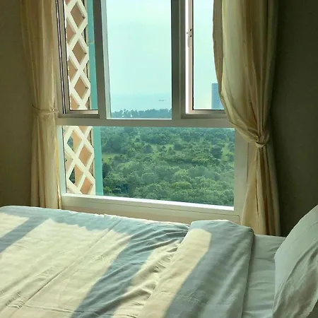 Grande Carribean Sea View&park View Comfortable 1 Bedroom For 3 Person With Washing Machine , Kitchen And Utensils For The Cooking * Pattaya