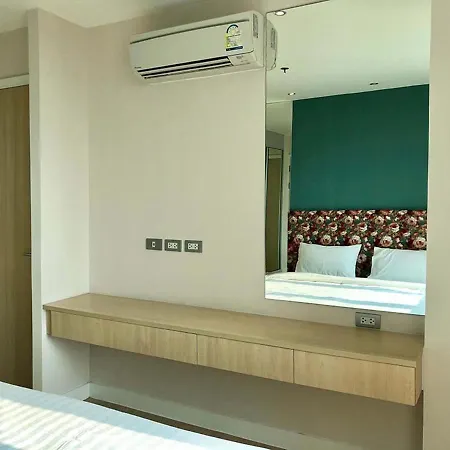 Grande Carribean Sea View&park View Comfortable 1 Bedroom For 3 Person With Washing Machine , Kitchen And Utensils For The Cooking อพาร์ทเม้น
