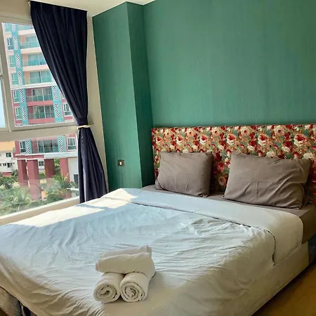 Grande Carribean Sea View&park View Comfortable 1 Bedroom For 3 Person With Washing Machine , Kitchen And Utensils For The Cooking อพาร์ทเม้น Pattaya