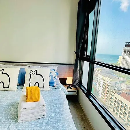 The Base Quiet King-bed With Infinity Pool & Free Netflix * Pattaya