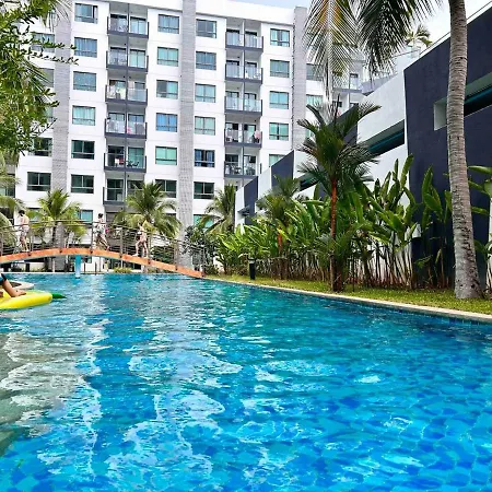 Arcadia 超大泳池 度假套房near Walking Street Pattaya