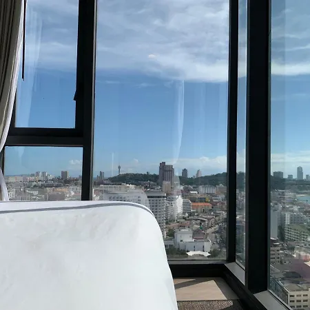 Edge Luxury 2bedroom High Floor Front Seaview With Balcony & Jacuzzi Apartment *