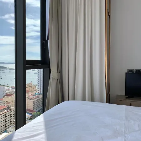 Apartment Edge Luxury 2bedroom High Floor Front Seaview With Balcony & Jacuzzi *