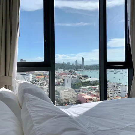 Edge Luxury 2bedroom High Floor Front Seaview With Balcony & Jacuzzi Apartment *