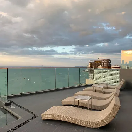 Apartment Edge Luxury 2bedroom High Floor Front Seaview With Balcony & Jacuzzi *