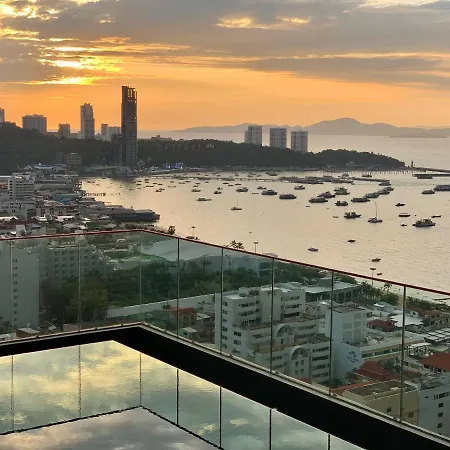 Edge Luxury 2bedroom High Floor Front Seaview With Balcony & Jacuzzi Apartment *