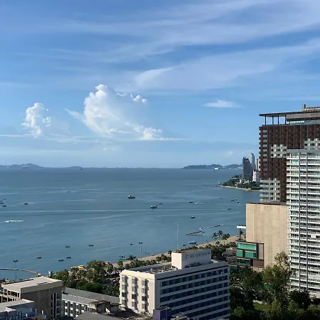 Edge Luxury 2bedroom High Floor Front Seaview With Balcony & Jacuzzi * Pattaya