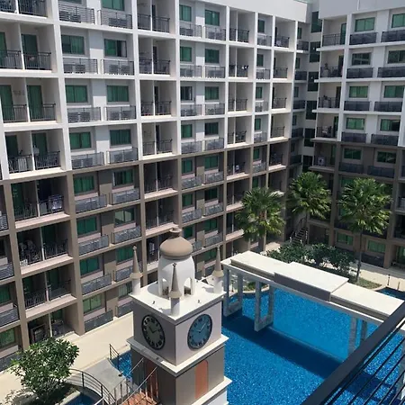 High Floor Pool View Near Walking Street Arcadia 高楼层泳池景 高速网络 智能电视 *