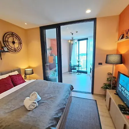 อพาร์ทเม้น Downtown Chic High Floor #es54624 *