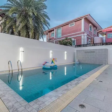 Rk1芭提雅市中心全新豪华装修独栋泳池别墅 Villa Pattaya