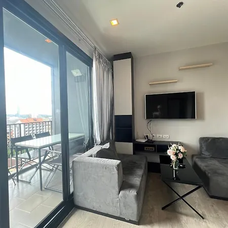 Apartment Downtown Lux Fun 2bedroom Rooftop Pool #taa16710 Pattaya
