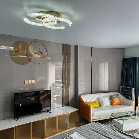 Apartment 高端观景公寓：室内如画，乳胶床枕，双条车直达各景点，机场巴士站一墙之隔 *