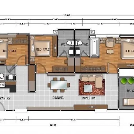 Lux Sl Luxury Style Of Life อพาร์ทเม้น Pattaya