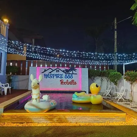 D34长住优惠房-芭提雅市中心高端4间卧室泳池别墅 * Pattaya