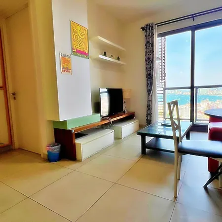 芭提雅 Unixx 高层海景公寓一卧室高速宽带25f * Pattaya