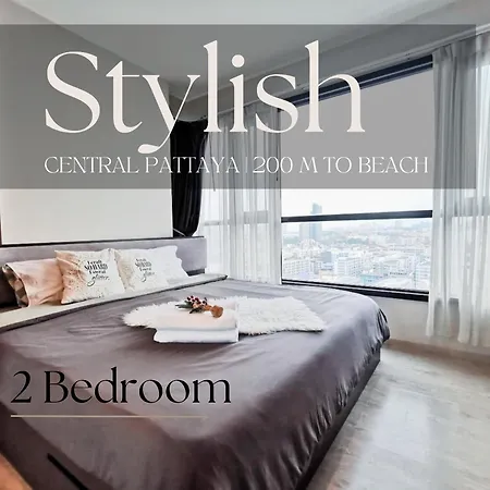 Stylish 2 Bedroom /central Pattaya/200m To