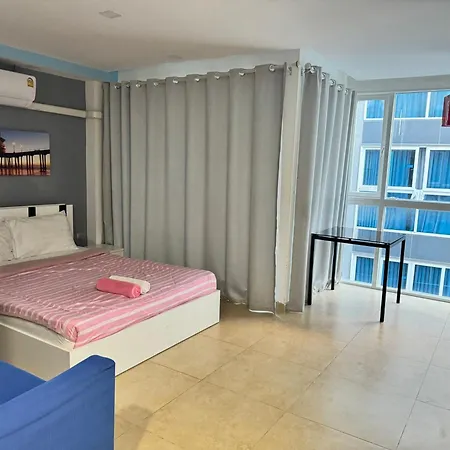 芭提雅中心地带 Centara Avenue 一房公寓6楼紧邻海滩, 酒吧街, 购物中心 Apartment Pattaya