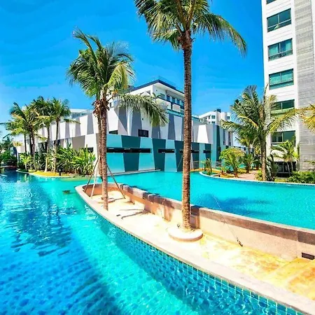 芭提雅市区阿卡迪亚泳池民宿arcadia Near Walking Street Pattaya
