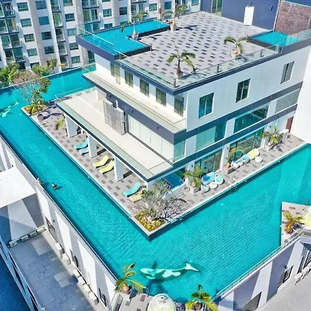 Apartment 芭提雅市区阿卡迪亚泳池民宿arcadia Near Walking Street *