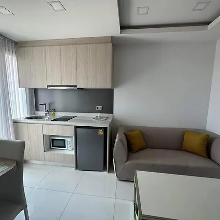 芭提雅市区阿卡迪亚泳池民宿arcadia Near Walking Street Apartment *