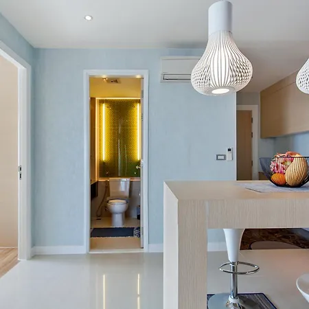อพาร์ทเม้น Fresh Vibe Sea View Or Pool Access Jomtien Pattaya