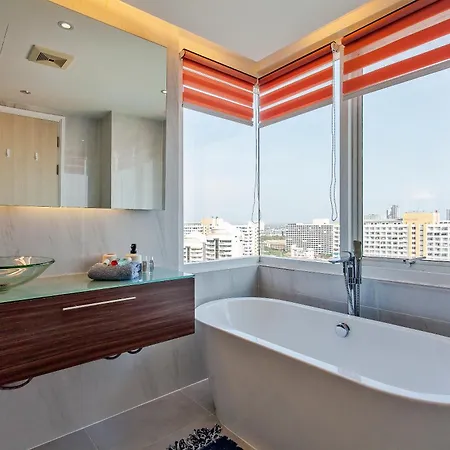 Fresh Vibe Sea View Or Pool Access Jomtien อพาร์ทเม้น *
