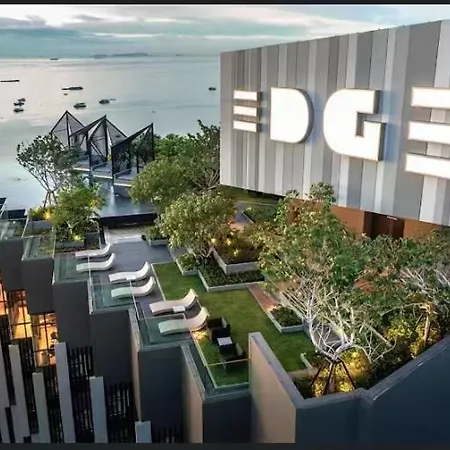 Apartment 24a网红无边泳池edge豪华单卧室套房 海滩3分钟 Pattaya