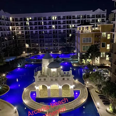 อพาร์ทเม้น Arcadia 网红水系公寓一房 View 专业的健身房 桑拿 中心位置 交通便利 Smart Tv Wifi Pattaya
