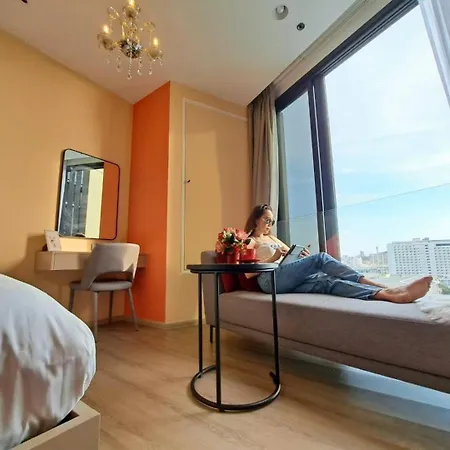 Downtown Chic Rooftop Pool #es20612 อพาร์ทเม้น Pattaya