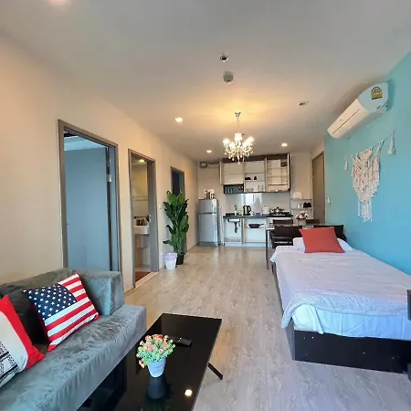 Downtown Lux Fun 2bedroom Rooftop Pool #tbb6575 Apartment Pattaya