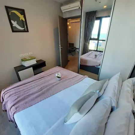 Apartment Downtown Lux Fun Sea View Rooftop Pool #ta31317 Pattaya