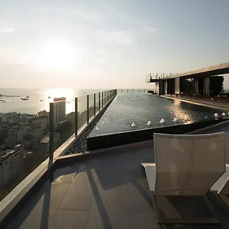 Apartment Downtown Lux Fun 2bedroom Rooftop Pool #taa1157 Pattaya