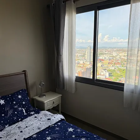 Apartment Old Driver芭提雅步行街高层侧海景宽敞一室公寓宁静花园现代泳池