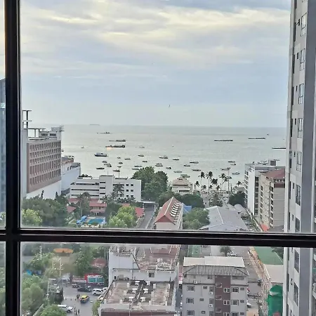 Downtown 2bdrm 2bath Sea View Base #tbb946 อพาร์ทเม้น Pattaya