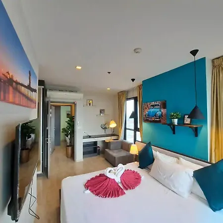 Downtown 2bdrm 2bath Sea View Base #tbb946 อพาร์ทเม้น Pattaya