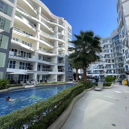 芭堤雅市中心 Grand Avenue 一卧室公寓城景酒吧街 高速互联网智能电视 Apartment