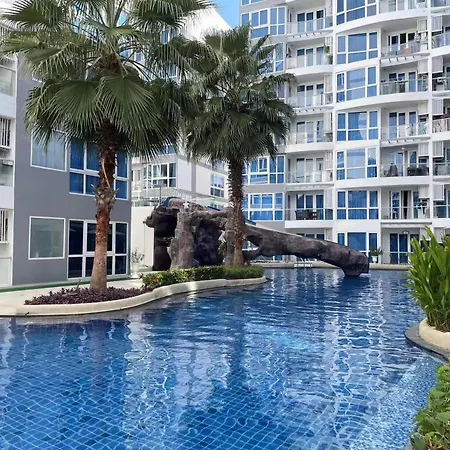 芭堤雅市中心 Grand Avenue 一卧室公寓城景酒吧街 高速互联网智能电视 Apartment