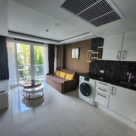 芭堤雅市中心 Grand Avenue 一卧室公寓城景酒吧街 高速互联网智能电视 Pattaya